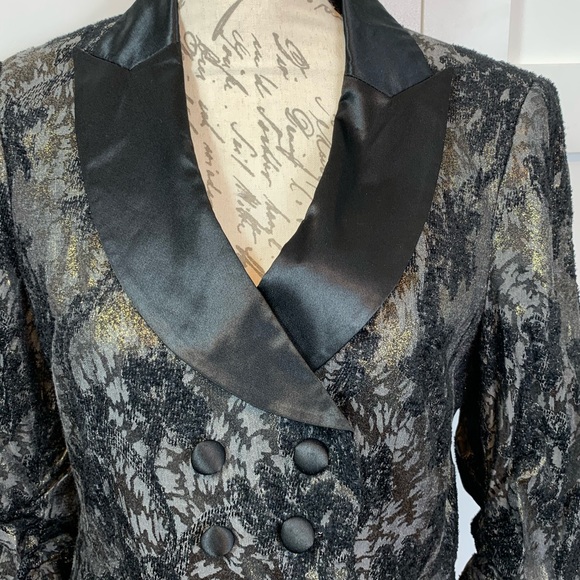 Vintage tux blazer - Picture 3 of 5